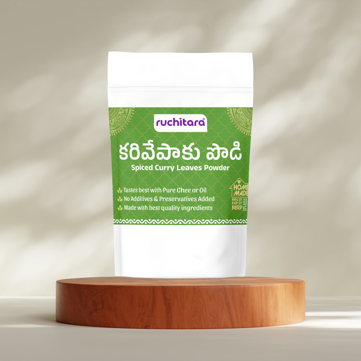 Karvepaku Podi (Curry Leaf)
